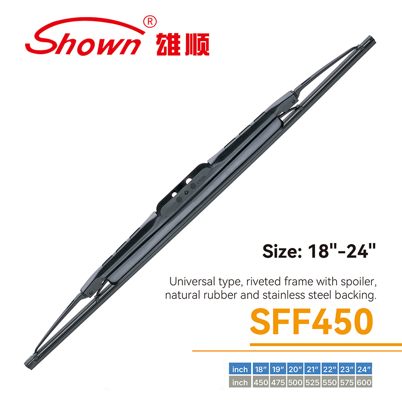 Wiper blade with spolier