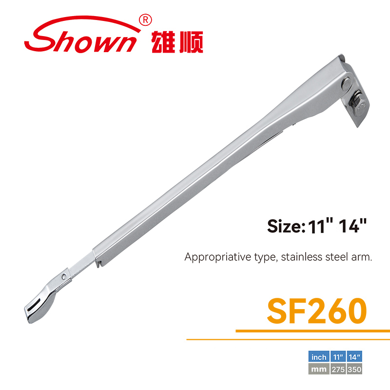 Stainless steel wiper arm